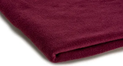 Produktbild von Polar Fleece Stoff, Strickfleece 410 g/m² Bordeauxrot 50 x 155 cm