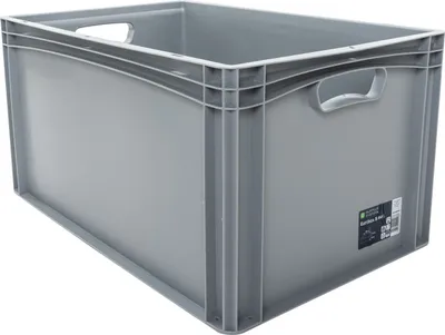 Produktbild von Surplus Systems Eurobox B 60 x 40 x 32 cm, 64,5 L, grau