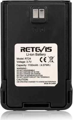 Produktbild von Retevis RT24 Funkgerät Akku Original Li-Ion Akku 3.7V 1100mAh für Retevis RT24 Walkie Talkies (1 STK.)