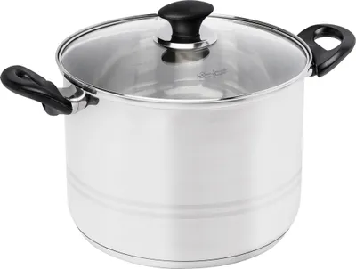 Obrázok produktu pre LAMART LTB2418 Hrniec so sklenenou pokrievkou, priemer 24 cm z prvotriednej nehrdzavejúcej ocele, možno umývať v umývačke riadu