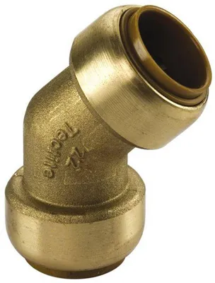 Produktbild von Kupfer Steckfitting Tectite Winkel 45° 22 mm innen/innen lösbar DVGW