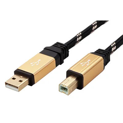 Obrázek produktu pro ROLINE-GOLD USB 2.0 kabel A-B, 3m (11.02.8803)