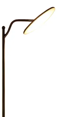 Image de Lampe sur pied LED, avec intensité variable, température de couleur réglable, noire, 183 cm, adaptable