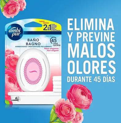 Immagine prodotto di Deodorante per bagno #fiorieleganti 50 giorni