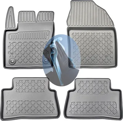 Produktbild von Z522168 TPE-Gummifußmatten kompatibel mit  Toyota CH-R  1 Steilheck Geländewagen SUV 5-türer 2017-2023