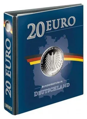 Produktbild von Lindner 3536R PUBLICA M Vordruckalbum 20 Euro-Silbermünzen Deutschland, leer