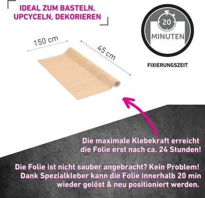 Produktbild von Klebefolie Buche - 90x210cm