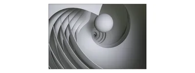 Produktbild von Muralo Fototapete 3D Effekt 225 (B) x 150 (H) cm Vlies Wand Tapete Kugeln Abstraktion 3D Optik Wohnzimmer Schlafzimmer moderne Wandbild