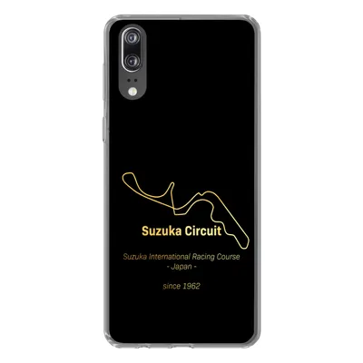 Produktbild von MuchoWow® Handyhülle Schutzhülle Hülle für Huawei P20 Suzuka - F1 - Rennstrecke Silikon Softcase Handy Hülle - Hardcover