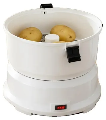 Obrázok produktu pre Elektrický škrabka na zemiaky, výkon 85 W, kapacita 0,8 kg, napätie 220–240 V, doba šúpania 2–4 minúty, stolný model