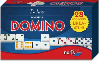 Obrázok produktu pre Noris Spiele, Deluxe Doppel 6 Domino, 28, 606108002