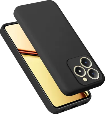 Image de Cadorabo Housse pour Realme C61 / C63 Housse en silicone Housse pour téléphone portable en silicone liquide, Housse de protection résistante aux rayures et aux chocs pour Realme C61 / C63