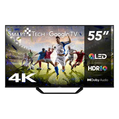 Produktbild von Smart Tech 55QG06K2, 55 inch (139 cm), 4K UHD QLED, Google Television, Netflix, YouTube, Amazon Prime Video, Disney+