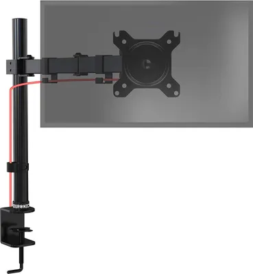 Produktbild von Duronic DM151X3 Monitorhalterung | Tischhalterung | Bildschirmhalterung | Monitorständer für einen LCD/LED Computer Bildschirm | Höhenverstellbar | VESA max. 100 x 100 mm| Stahlstruktur | 8kg pro Arm