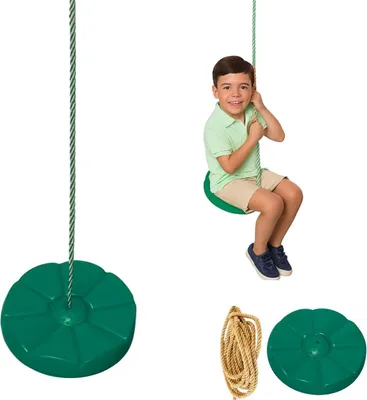 Produktbild von Einfach Spaß Schaukelteller Blume grün 31 cm