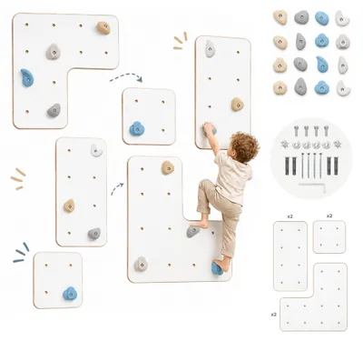 Immagine prodotto di Pareti da arrampicata indoor con appigli per bambini