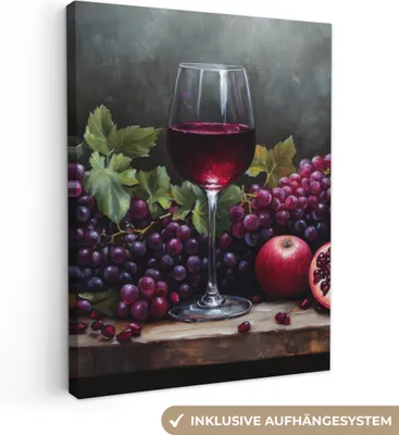 Produktbild von Wanddeko 60x80 cm - Stilleben - Obst, Leinwand Bilder Wohnzimmer