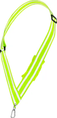 Produktbild von Navaris Reflektor Band Schärpe Erwachsene für Laufen - Rucksack Reflektorband Fahrrad fahren - Gurt Reflektor für Jacke - Band mit Reflektoren Jacke