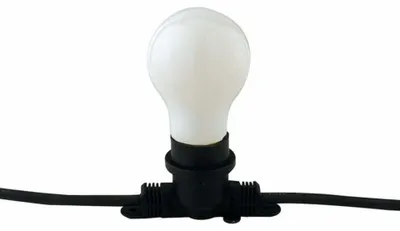 Imagen del producto de Cable FANEUROPE con luces tipo "PICNIC", color , 10 enchufes E27, grado de protección IP44, con enchufe, longitud 10 metros