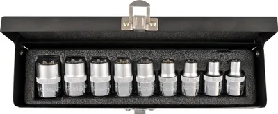 Produktbild von Torx-Steckschlüssel, groß e10-e24, 9-teiliger Satz YT-0521 YATO