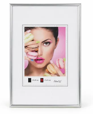 Produktbild von 2er 3er 5er Pack Photo Style Set Bilderrahmen Wanddeko Collage Poster Kunststoff Rahmen - Farbe: Silber | Format: 20x30 | Pack: 2