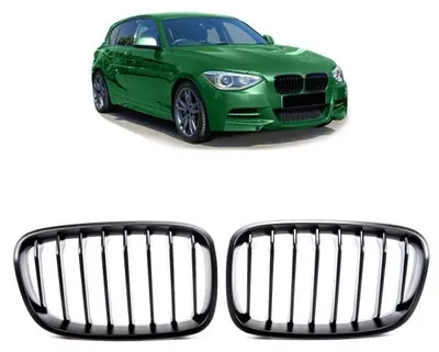 Immagine prodotto di Griglia anteriore SET Performance, nera opaca, compatibile con BMW Serie 1 F20 F21 2011-2015