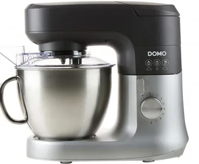 Produktbild von Domo DO9182KR, 4,5 l, Edelstahl, Drehregler, Schlagen, Mixen, Edelstahl, 1000 W