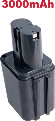 Produktbild von Hochleistungs Ni-MH Akku ersetzt Bosch 6307300500, 92955, BH-964N, BH964N für alle Bosch Werkzeuge mit einem Bosch 9,6V Knolle Akku / 9,6V 3000mAh