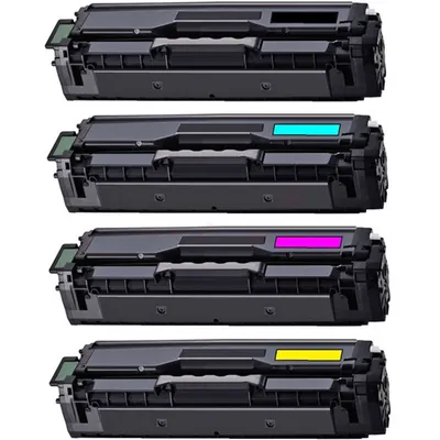 Produktbild von Kompatibel Samsung CLT-K504S, CLT-C504S, CLT-M504S, CLT-Y504S Sparset 4 Toner alle Farben von Gigao