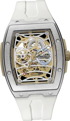 Image de Ingersoll PUR Montre homme analogique élégante montre-bracelet blanche D2UIN12309