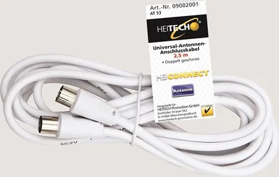 Produktbild von Heitech UNIVERSAL-ANTENNEN-ANSCHLUSSKABEL 2,5 Meter