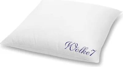 Produktbild von HANSKRUCHEN Wolke 7 Daunenkissen 80x80 cm Weich Allergiker Kopfkissen waschbar 3 Kammern Schlafkissen weiss -  Germany
