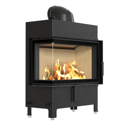 Immagine prodotto di Caminetto in acciaio KRATKI LUCY sinistro 14 kW Ø 200