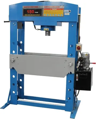 Produktbild von MAMMUTH Elektrische Werkstattpresse mit Handwinde 150 Tonnen Presse