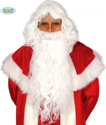 Produktbild von Extra Weihnachstmann Perücke Und Bart (Box Contai