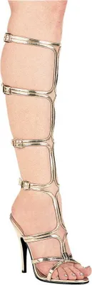 Produktbild von Griechische Göttin Sandaletten für Frauen mit Gold-Riemchen Schuhgröße Damen: 36