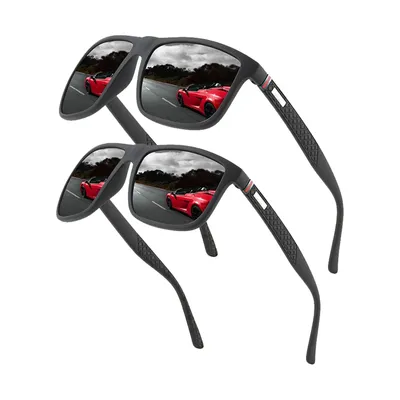 Produktbild von OKWISH Sonnenbrille herren polarisiert,Sonnenbrille damen polarisiert,Ultraleichte Brillengestell,HD-Pilotobjektive,angeln autofahren fahrradbrille