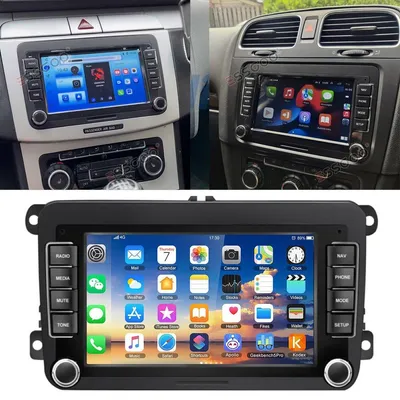Obrázok produktu pre Autorádio pre VW Touran 1T1, 1T2, 1T3, modelové roky 2003-2010, s operačným systémom Android 15, GPS navigáciou, 7-palcovým dotykovým displejom, Wi-Fi, Bluetooth handsfree, ovládaním z volantu