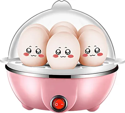 Produktbild von Eierkocher 7 Eier Kapazitaet Hart gekochter Eierkocher Elektrischer Anti-Trocken-Eierkocher mit 40 ml Messbecher Dampfgemuese