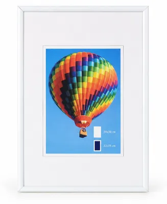 Produktbild von New Lifestyle Kunststoff Bilderrahmen Kunststoffrahmen Bildhalter Bildträger - Farbe: Weiß | Format: 20x30