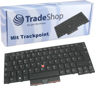 Produktbild von Original QWERTZ Tastatur Deutsch mit Trackpoint für Lenovo IBM Thinkpad Edge E245 E330 E335 E430 E430C E430c E430S E435 E445 E445(20B1) E530 E535 L330 S430 ThinkPad T430U