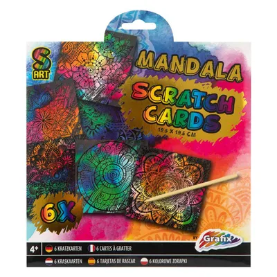 Produktbild von Kratzkarten, 6st. - Mandala