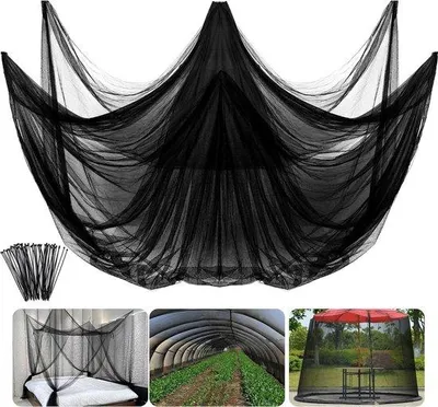 Produktbild von Famanu Insektenschutznetz für Pflanzen - 17 Meter Gartennetz mit Bändern