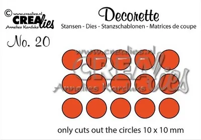 Produktbild von Crealies Decorette no. 20 Nur Kreise