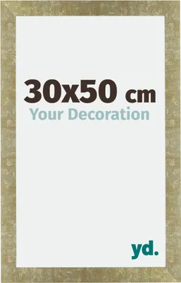Produktbild von Bilderrahmen, 30x50 cm, Gold Antik, MDF, Mura