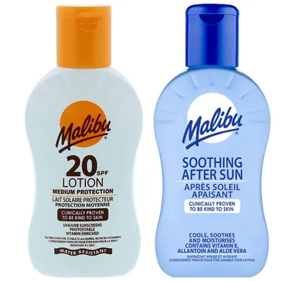 Produktbild von Malibu SPF20 Balsam 100 ml + After Sun Balsam 100 ml