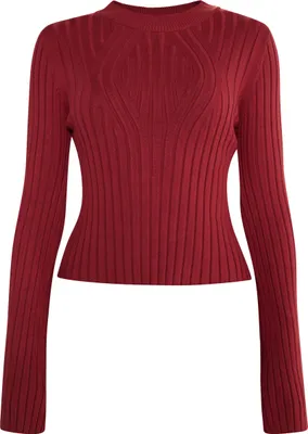 Image de Pull pour femme NAEMI - rouge, taille L