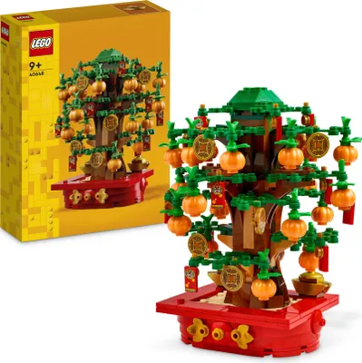 Produktbild von LEGO Glückskastanie, Bauset für Kinder ab 9 Jahren, Mondneujahrsgeschenk für Jungen und Mädchen, Set für Rollenspiele, Festtagsdeko, Wohn-Deko, Tischschmuck 40648