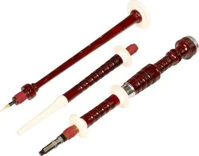 Produktbild von vidaXL Schottischer Dudelsack Great Highland Roter Royal Stewart Tartan