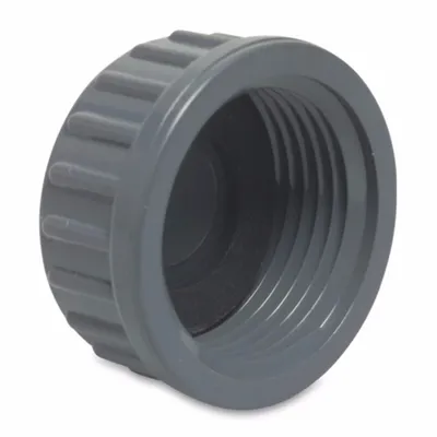 Produktbild von Profec Gewindekappe PVC-U, 3/4 Zoll IG, 10 bar, grau